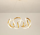 Lysekrone i aluminium & metal – Njord | Integreret LED