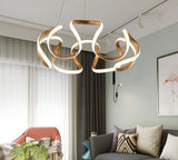 Lysekrone i aluminium & metal – Njord | Integreret LED