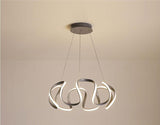 Lysekrone i aluminium & metal – Njord | Integreret LED