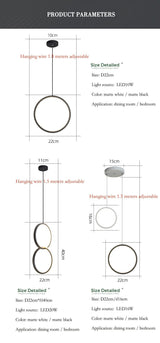 Pendellampe i metal & akryl – Ragna | Integreret LED