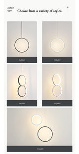 Pendellampe i metal & akryl – Ragna | Integreret LED
