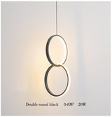Pendellampe i metal & akryl – Ragna | Integreret LED