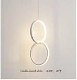 Pendellampe i metal & akryl – Ragna | Integreret LED