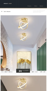 Loftlampe i jern & aluminium – Viggo | Integreret LED