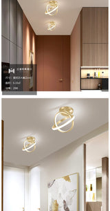 Loftlampe i jern & aluminium – Viggo | Integreret LED
