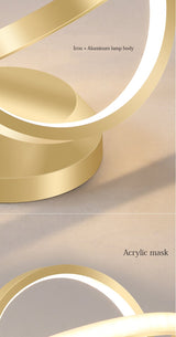 Loftlampe i jern & aluminium – Viggo | Integreret LED