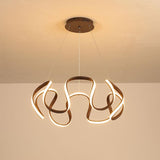 Lysekrone i aluminium & metal – Njord | Integreret LED
