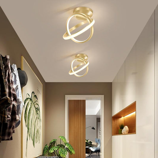 Loftlampe i jern & aluminium – Viggo | Integreret LED