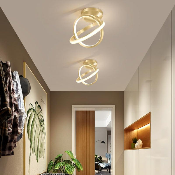 Loftlampe i jern & aluminium – Viggo | Integreret LED
