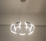 Lysekrone i aluminium & metal – Njord | Integreret LED