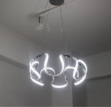 Lysekrone i aluminium & metal – Njord | Integreret LED