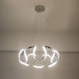 Lysekrone i aluminium & metal – Njord | Integreret LED