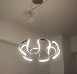 Lysekrone i aluminium & metal – Njord | Integreret LED