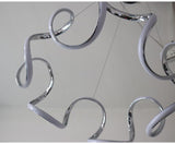 Lysekrone i aluminium & metal – Njord | Integreret LED