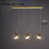 Pendellampe i glas & jern – Elin