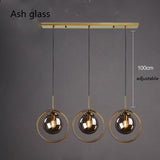 Pendellampe i glas & jern – Elin