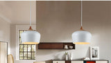 Pendellampe i jern & træ – Karl | Nordisk design