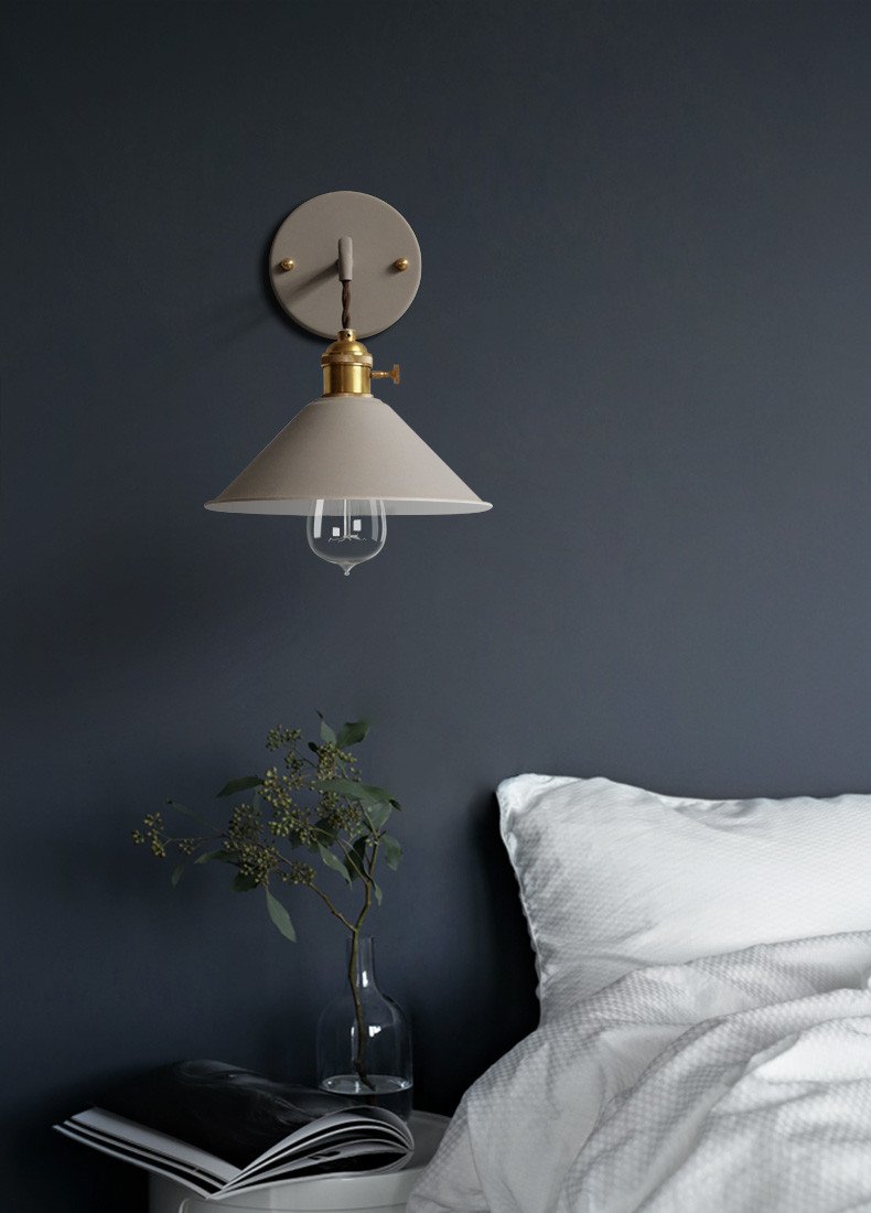 Væglampe i jern & kobber – Jutta | Nordisk design