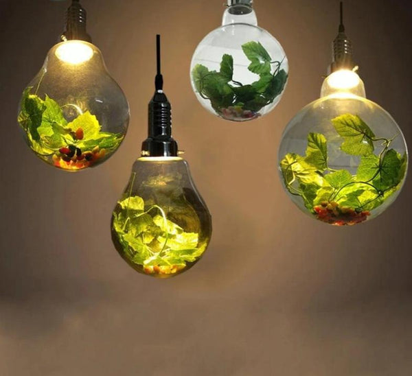 Pendellampe i metal & glas – Edda | Integreret LED