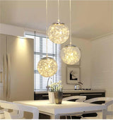 Lysekrone i glas – Eske | Integreret LED