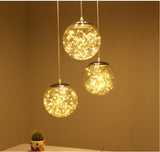 Lysekrone i glas – Eske | Integreret LED