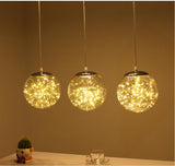 Lysekrone i glas – Eske | Integreret LED