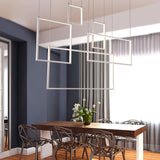 Lysekrone i akryl & aluminium – Orla | Integreret LED