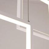 Lysekrone i akryl & aluminium – Orla | Integreret LED