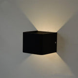 Væglampe i aluminium & akryl – Leif | Integreret LED