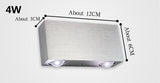 Væglampe i aluminium – Sigurd | Integreret LED