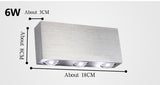 Væglampe i aluminium – Sigurd | Integreret LED