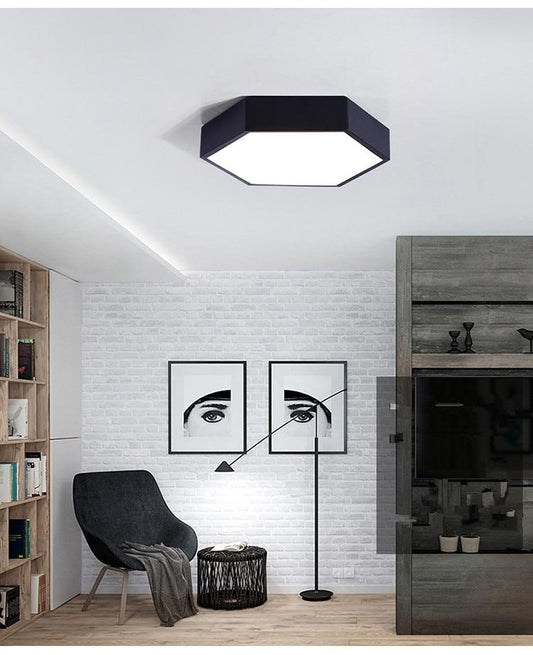 Lysekrone i jern & akryl – Lumi | Integreret LED