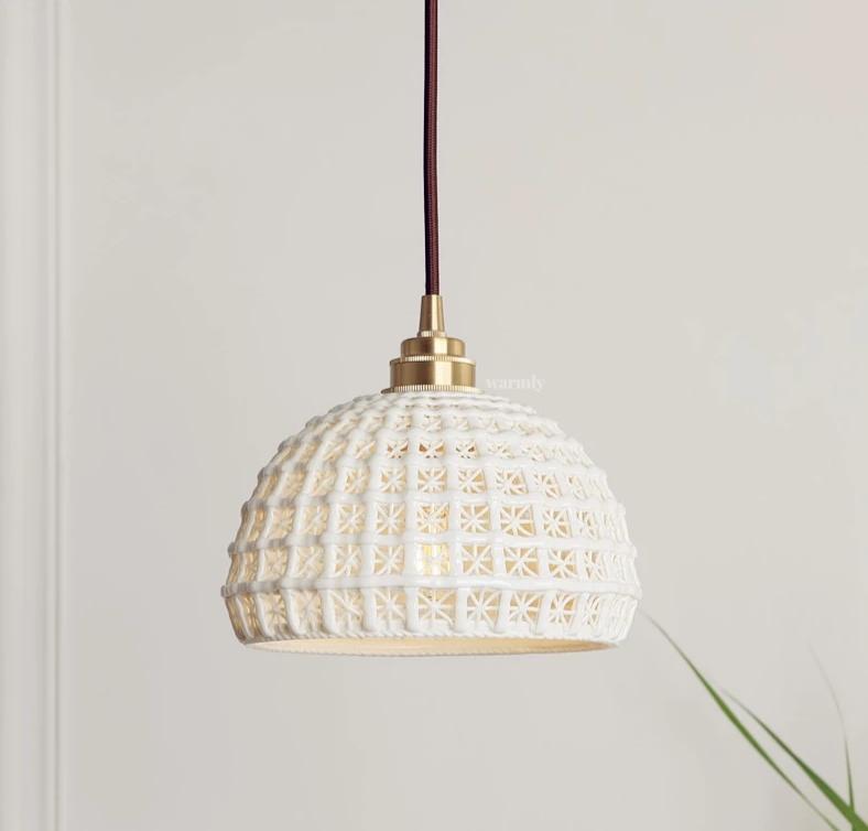 Pendellampe i keramik – Dovre | Integreret LED