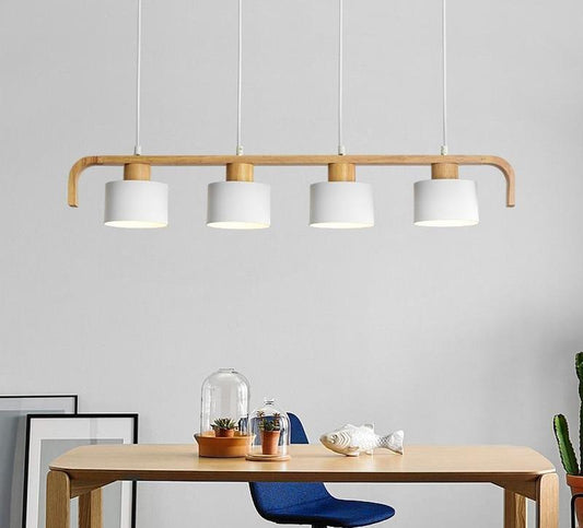 Lysekrone i jern & træ – Ilva | Nordisk design