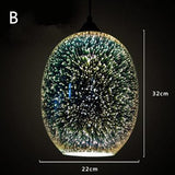 Pendellampe i glas – Nebula | Justerbar ophængning