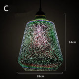 Pendellampe i glas – Nebula | Justerbar ophængning