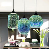 Pendellampe i glas – Nebula | Justerbar ophængning