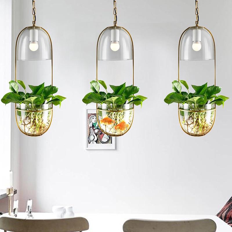 Pendellampe i jern & glas – Aslak | Integreret LED