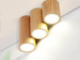 Loftlampe i træ & glas – Thora | Nordisk design