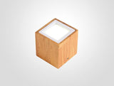 Loftlampe i træ & glas – Thora | Nordisk design