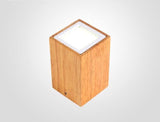 Loftlampe i træ & glas – Thora | Nordisk design