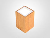 Loftlampe i træ & glas – Thora | Nordisk design