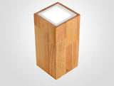 Loftlampe i træ & glas – Thora | Nordisk design