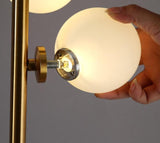 Gulvlampe i glas & jern – Brage | Integreret LED