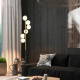 Gulvlampe i glas & jern – Brage | Integreret LED