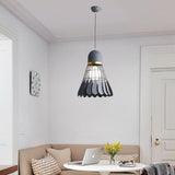 Pendellampe i jern & metal – Stine | 30 × 20 × 99 cm
