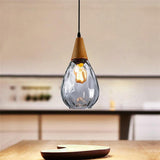 Pendellampe i glas & træ – Rune | Nordisk design