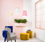 Pendellampe i træ & metal – Gudrun | Nordisk design