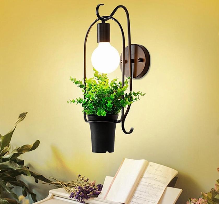Væglampe i jern & metal – Lund | 20 × 53 cm