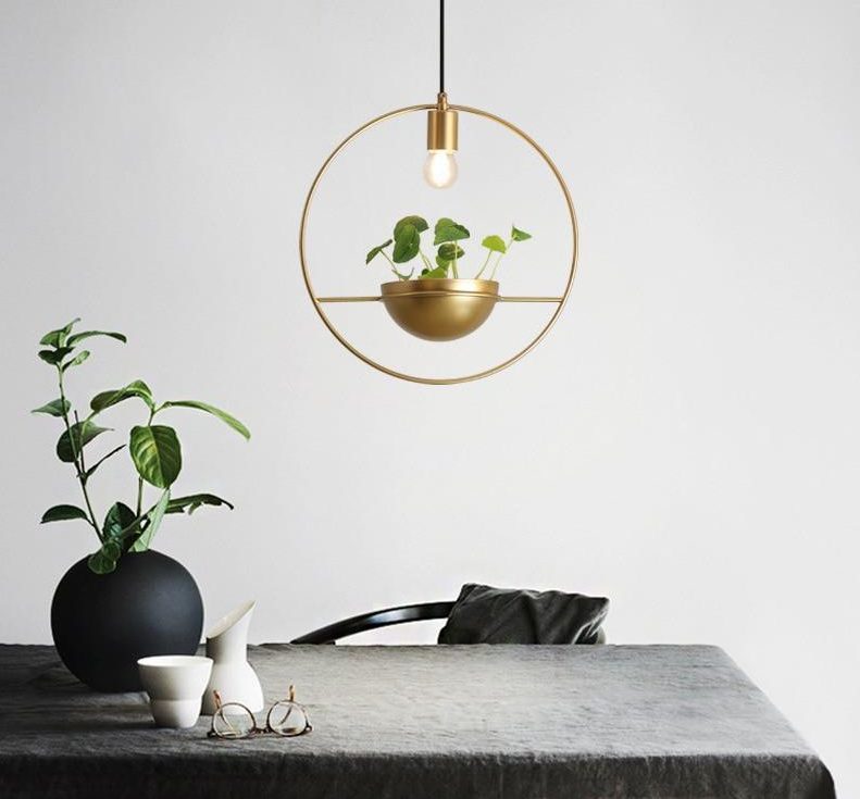 Pendellampe i metal – Dina | 36 × 99 cm